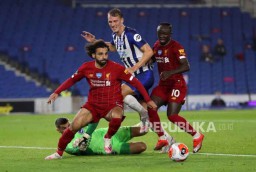 Bungkam Brighton, Pemain Liverpool Mohamed Salah Cetak Rekor