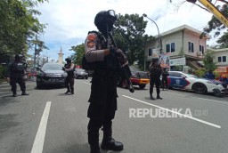 Satu Pelaku Bom Bunuh Diri di Depan Gereja Katedral Makassar Tewas