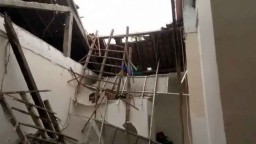 Atap Kantor KPU Bojonegoro Ambruk