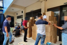 Ratusan Ribu Batang Rokok Ilegal Disita di Malang