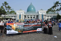 Atasi Bencana Kabut Asap, ACT-MRI Jatim Aksi Serentak Galang Bantuan