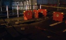 Jembatan Ambles, Raya Kartini Tutup Total
