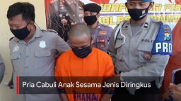 Video: Pria Cabuli Anak Sesama Jenis Diringkus