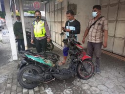 Usai Isi Bahan Bakar, Motor di Mojokerto Terbakar