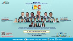 Wakili Presiden Jokowi, Menko Perekonomian akan Buka Puncak IDC AMSI 2021