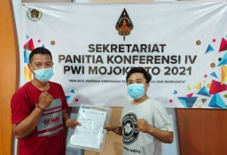 9 Kandidat Ambil Formulir Pendaftaran Calon Ketua PWI Mojokerto