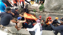 3 Hari Pencarian, Balita Tenggelam dalam Gorong-gorong di Surabaya Ditemukan