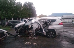Usai Kecelakaan, Mobil Vanessa Angel Diamankan Polres Jombang