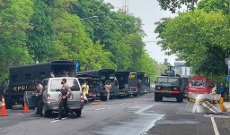 Polisi Siapkan Pengamanan Aksi Demo Buruh di Balai Kota Surabaya