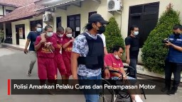 Video: Polisi Amankan Pelaku Curas dan Perampasan Motor