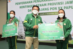 Apresiasi Petrokimia Gresik untuk Atlet Senam Jatim Berprestasi di PON Papua