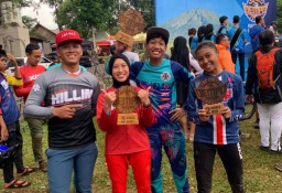 Sisihkan Ribuan Peserta, Tiga Atlet Sepeda Kota Batu Sabet Medali di Sumsel
