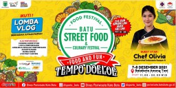 Promosi Wisata Melalui Sektor Kuliner, Disparta Kota Batu Gelar Batu Street Food
