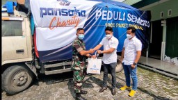 Pansaka Salurkan 1000 Paket Sembako untuk Korban Erupsi Semeru