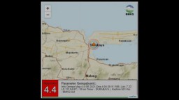Gempa Magnitudo 4,4 Guncang Surabaya