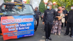 Puluhan Kades di Banyuwangi Unjuk Rasa Tolak Perpres Dana Desa