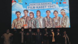 Dukung Industri Perfilman Tanah Air, Kadin Surabaya Nobar Film Kadet 1947
