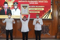 Pemkot Mojokerto Sabet Penghargaan IGA 2021 Predikat Kota Terinovatif