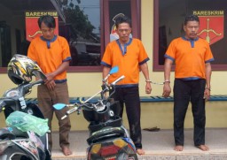 Curi Plat Tembaga di Gresik, 3 Warga Tuban Dibekuk