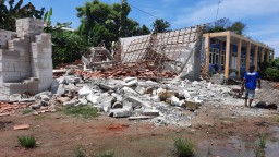 Proses Pembangunan, Masjid SMK Muhammadiyah 1 Kota Mojokerto Ambruk