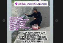 Ayah Vanessa Angel Tabur Bunga di Tol Jombang, Pengelola: Membahayakan Pengguna