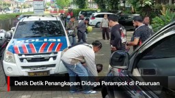 Video: Detik Detik Penangkapan Diduga Perampok di Pasuruan