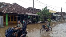 Sudah Dua Hari 100 Rumah Warga Desa di Pasuruan Terendam Banjir