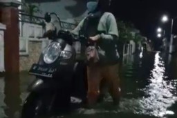 Banjir Rob Terjang Desa Banyuwangi Gresik, Ratusan Rumah Sempat Terendam
