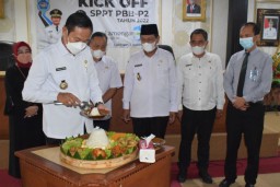 Bupati Lamongan Tekan Tombol SPPT PBB-PB 2022