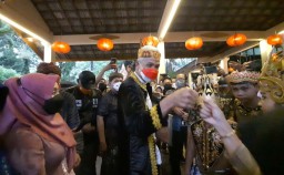 Mampir di Mahavihara Mojokerto, Ganjar Ajak Milenial Pelajari Sejarah Majapahit