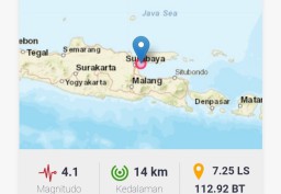 Masyarakat di Bangkalan Rasakan Getaran Gempa Magnitudo 4,1