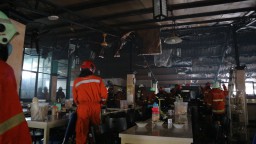 Foto: Penampakan Restoran Soto Cak Har Pascakebakaran