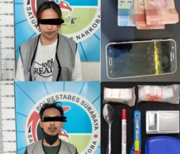 Terlilit Utang,  Perempuan Ini Ditangkap Polrestabes Surabaya saat Kirim Narkoba