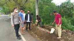 Viral Makam di Prigen Pasuruan untuk Takuti Pembuang Sampah