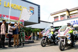 Bupati Lamongan Pimpin Apel Gelar Pasukan Pamor Keris