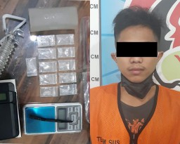Ambil Ranjau Sabu, Penjaga Warkop di Surabaya Diringkus
