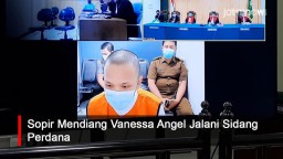 Video: Sopir Mendiang Vanessa Angel Jalani Sidang Perdana