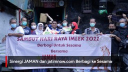 Video: Sinergi Jaman dan jatimnow.com Berbagi ke Sesama