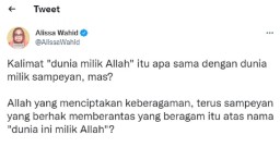 Viral Pria Buang Sesajen di Semeru, Alissa Wahid: Dunia Milik Sampeyan?