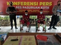 Beraksi di 8 TKP, 2 Maling Motor Spesialis Rumah Kos Kota Pasuruan Didor