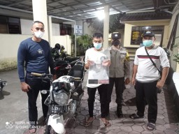 Curi Motor Bos di Ponorogo, Warga Lamongan Diciduk Polisi saat Pacaran