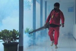 Cegah Penularan Demam Berdarah, Lapas Tulungagung Difogging