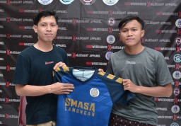 Tim Futsal Pelajar Lamongan Dapat Support Apparel Lokal