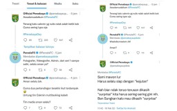 Akun Twitter Persebaya dan Persela Saling Curhat Jelang Pertandingan, Ciee...