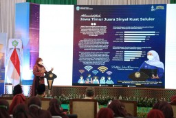 Jatim Jadi Provinsi Sinyal Seluler Terkuat, Ini Harapan Gubernur Khofifah