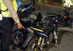 Belasan Motor Protolan Diduga Hendak Balap Liar di Banyuwangi Disita