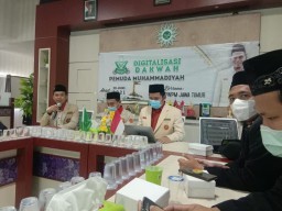Ajak Menag Lebih Produktif, Pemuda Muhammadiyah Jatim Gagas Digitalisasi Masjid