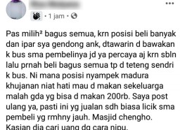 Viral Wisatawan Ngaku Ditipu Penjual Durian di Wisata Masjid Cheng Hoo Pasuruan
