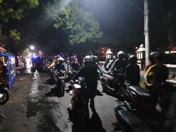 Kena Razia Balap Liar, 136 Orang Dorong Motor 2 Km ke Mapolres Ponorogo