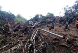 Tebing Madakaripura Longsor, Pipa Air Bersih ke Probolinggo-Pasuruan Terputus